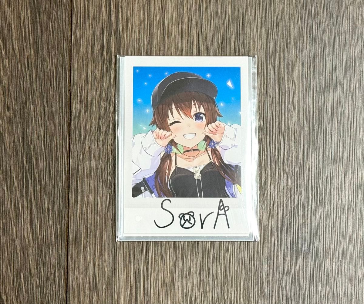 ホロライブ ときのそら 誕生日記念2023 チェキ風ブロマイドカード 直筆