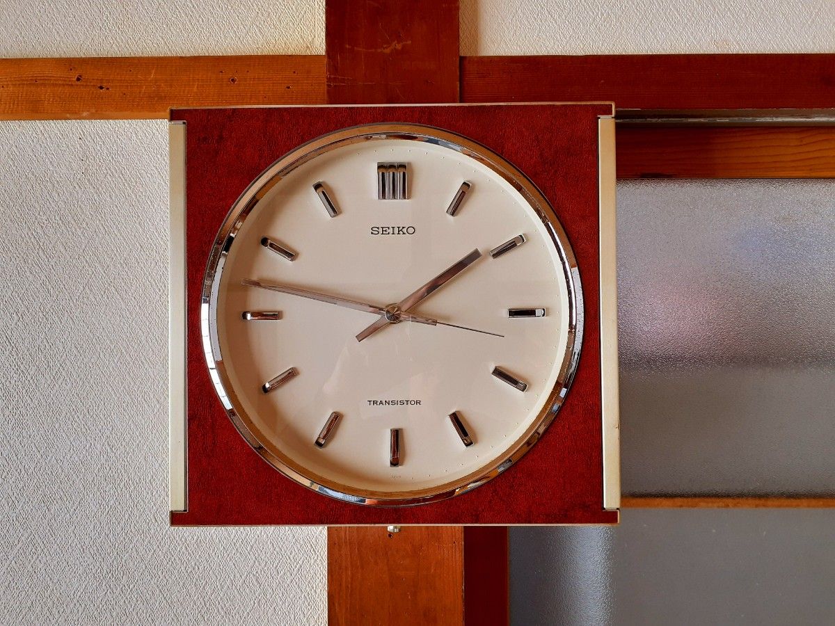70's SEIKO トランジスタ 掛け時計 ミッドセンチュリー ビンテージ