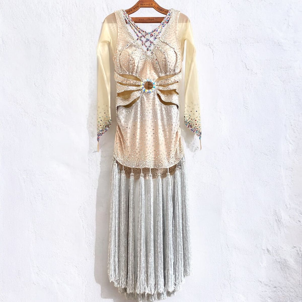 Silook シルック 高級 社交ダンス ラテンドレス 舞台衣装 タッセル