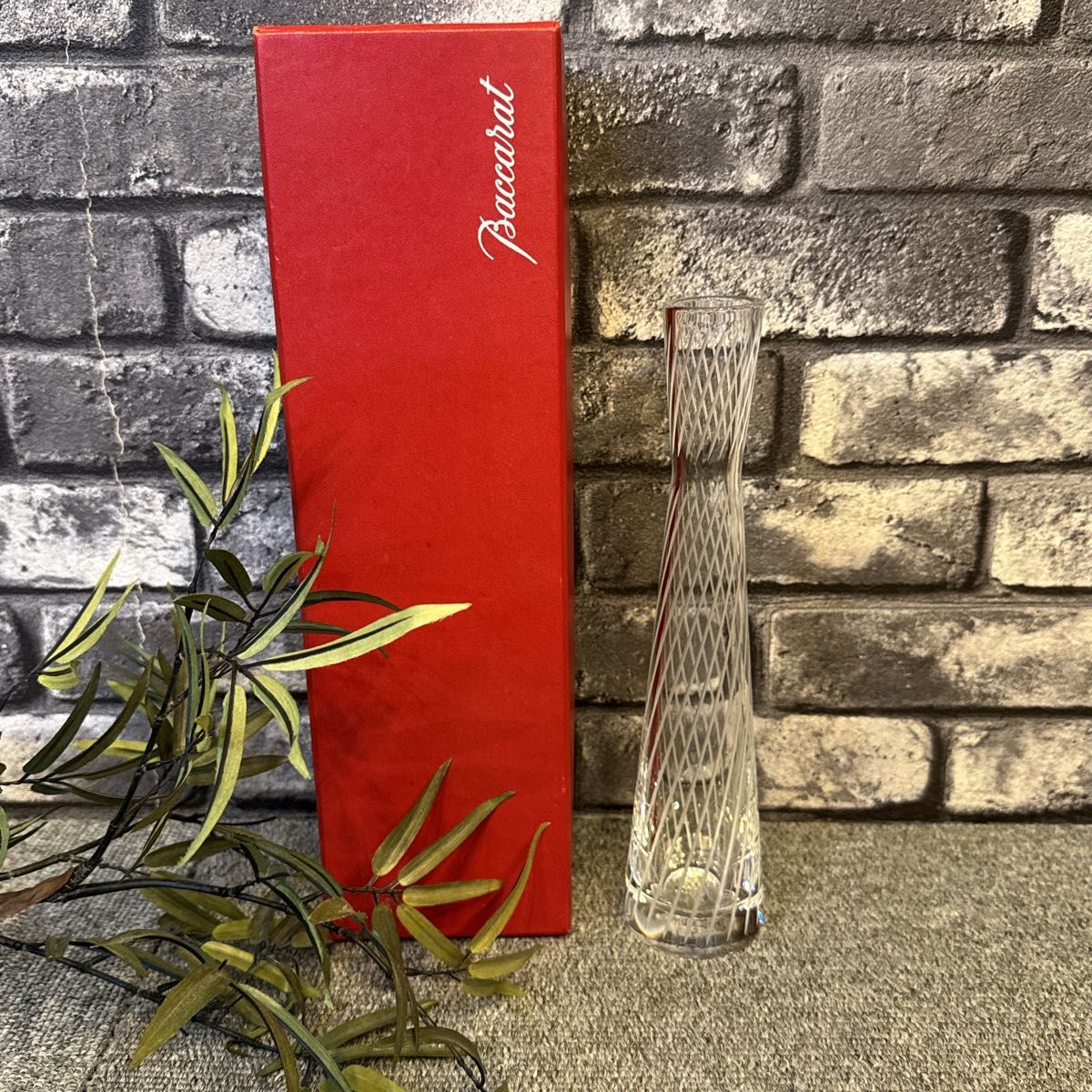 バカラ フラワーベース 花器 一輪挿し 花瓶 クリスタルガラス Baccarat