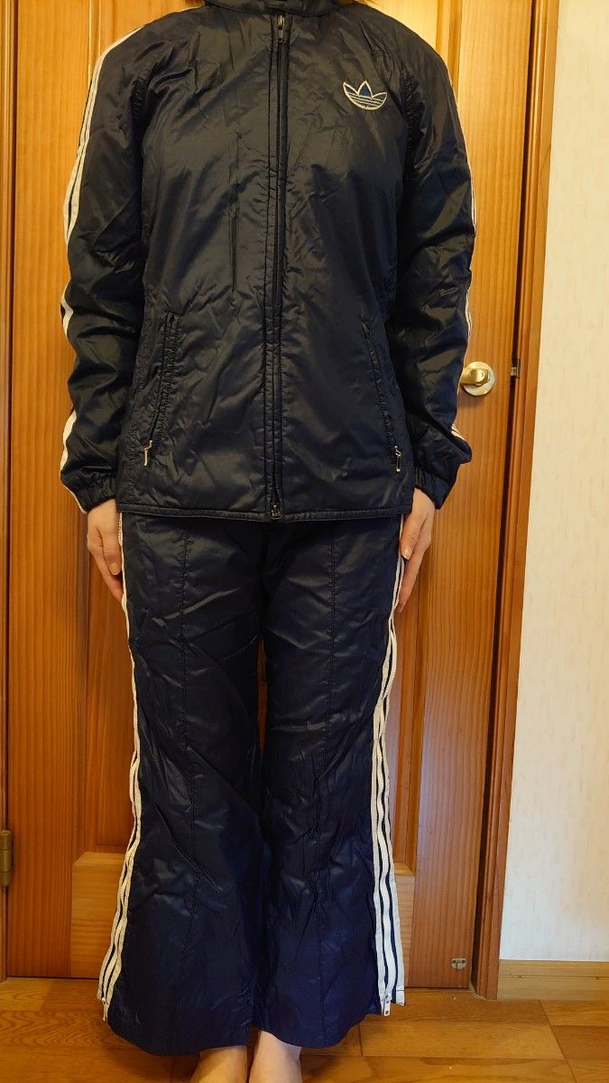 80s アディダス adidas スキーウェア セットアップ 上下 Sサイズ
