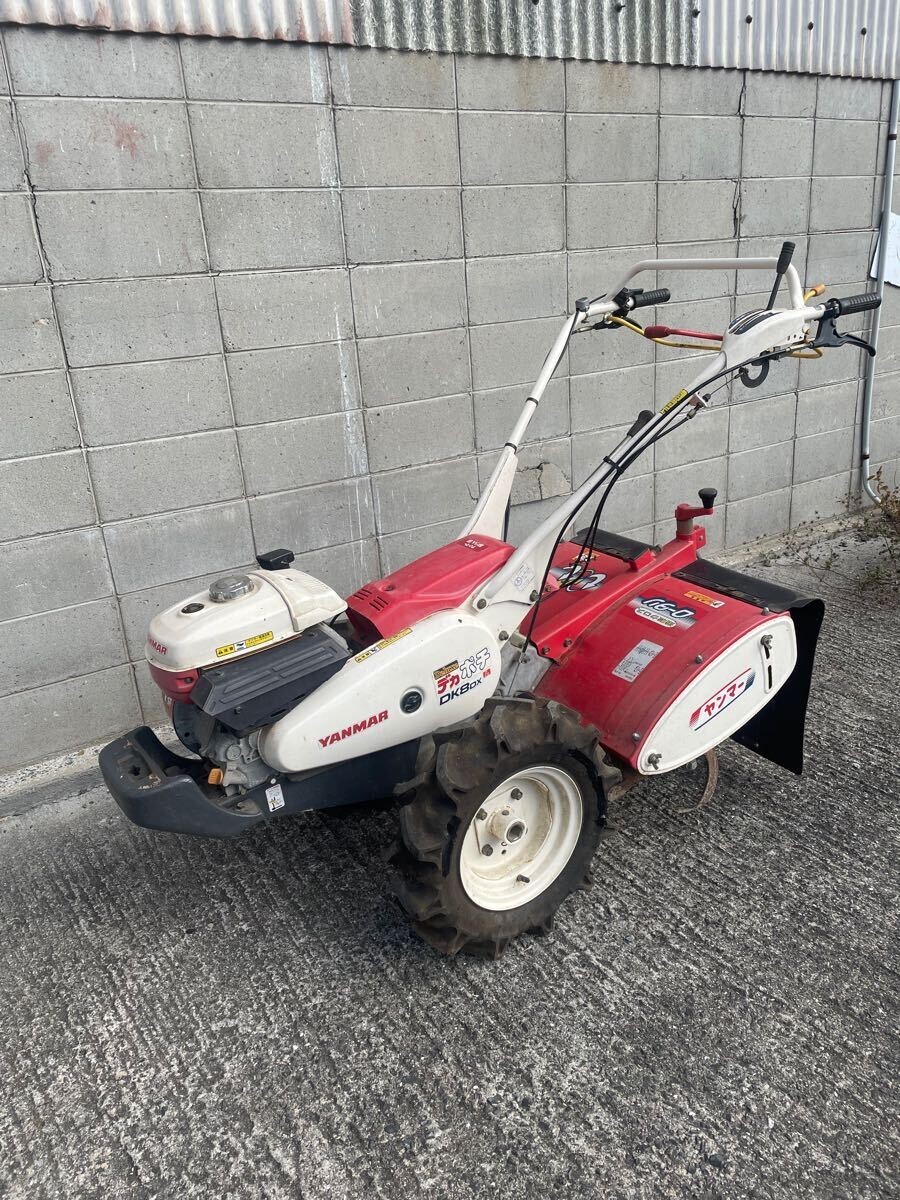 Yahoo!オークション - ヤンマー耕運機 デカポチ DK8DX 7馬力 動作確認