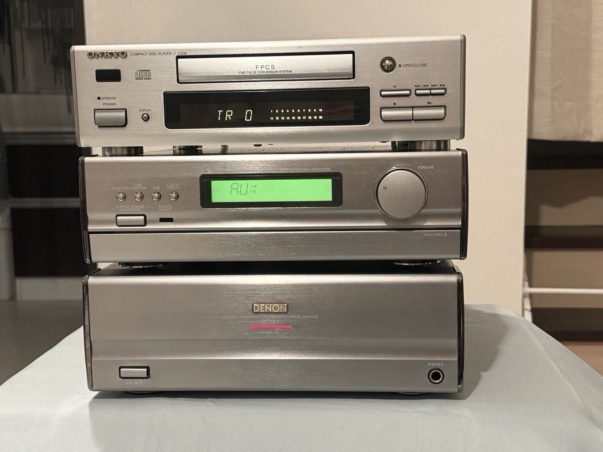 希少美品】DENON D-101(UTP-101プリアンプ/UPO-101パワーアンプ)+