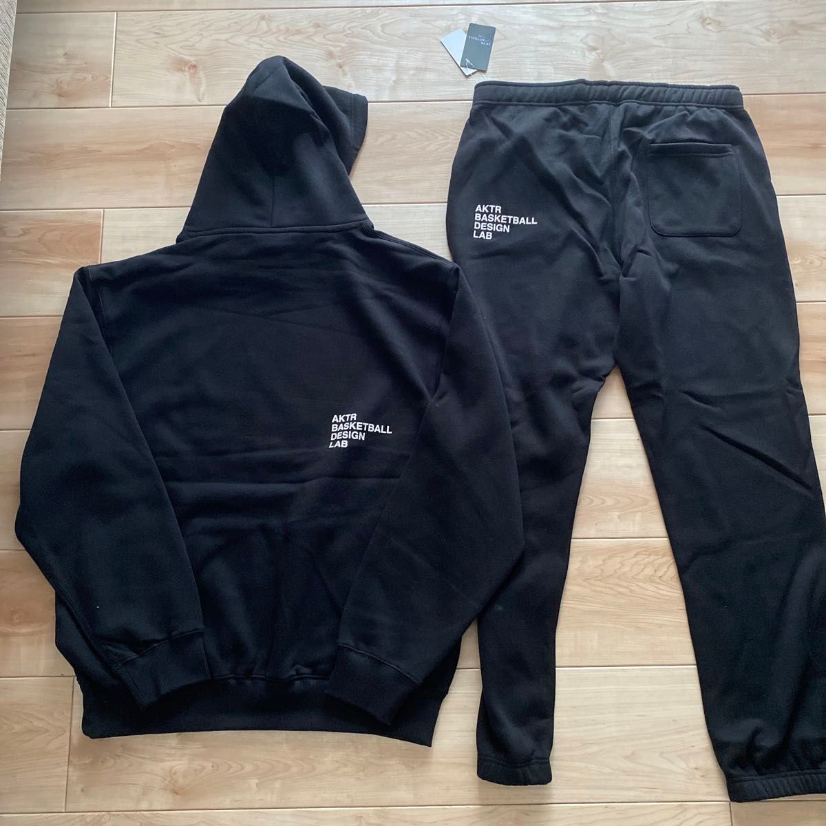 にAKTR アクター 上下セットアップ 2XL XL 黒 バスケボール