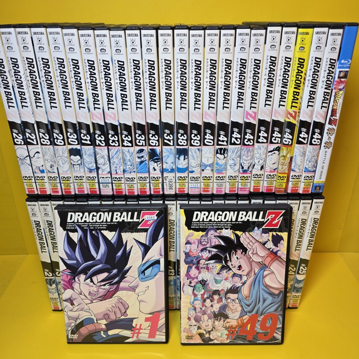 新品ケース交換済みドラゴンボールZ【DVD】全49巻+神と神 全50巻セット