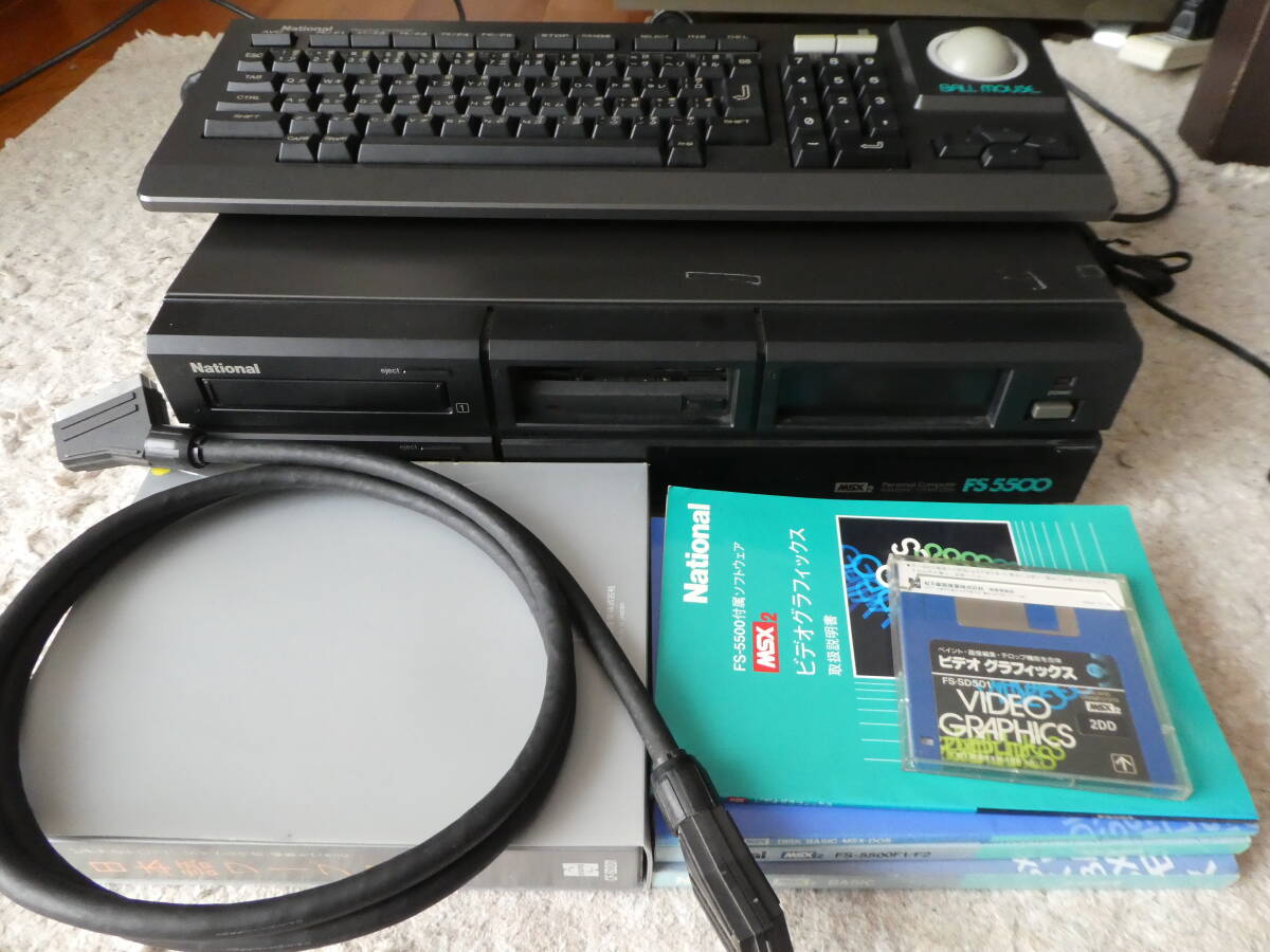 Yahoo!オークション - National MSX2 FS5500 F1 ビデオグラフィックス