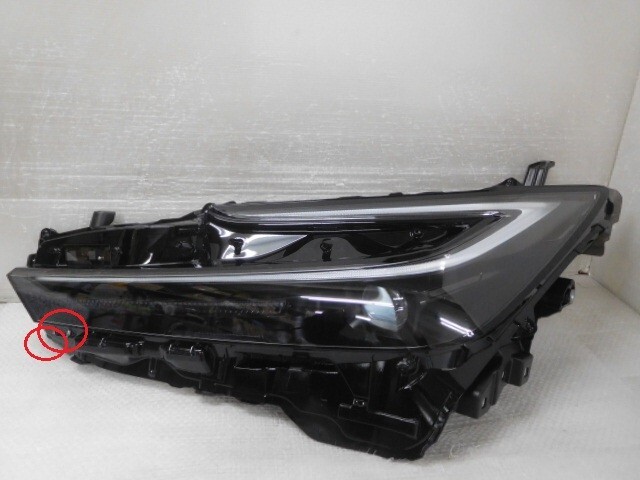 プリウス 60 Zグレード 助手席側 左 LEDヘッドライト ブラック 美品