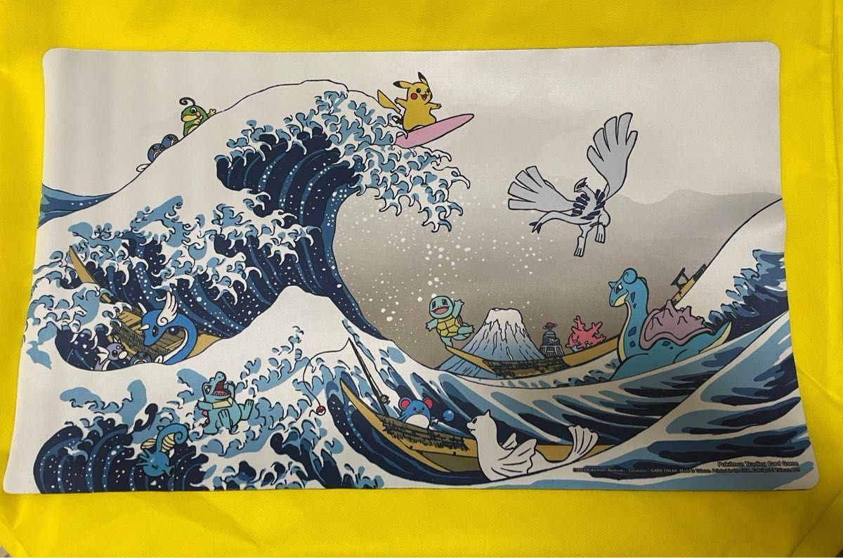 最終値下げ ポケモン 北斎 浮世絵 プレイマット 新品 箱から出し発送
