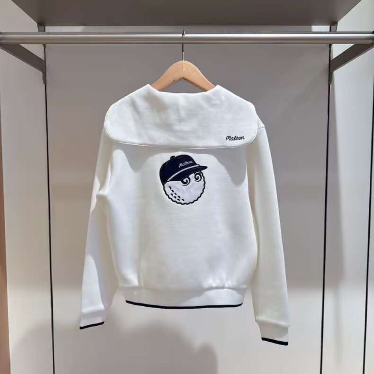 マルボンゴルフ ウェアトレーナー レディース トップス ハーフジップ 3