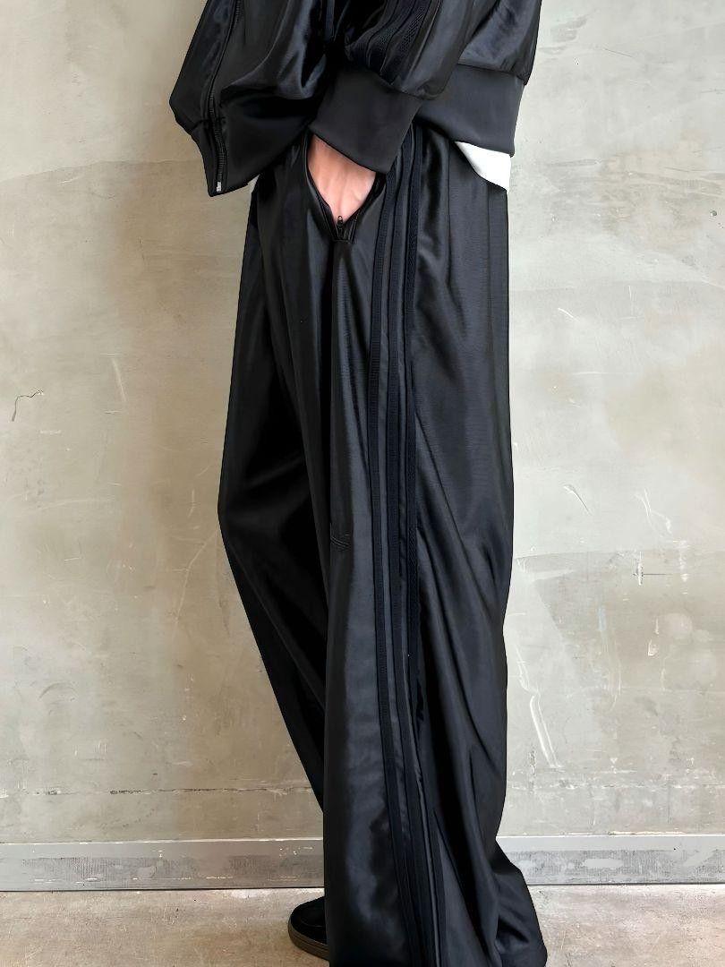 adidas 黒 XL オーバーサイズファイヤーバードトラックパンツ ジャージ