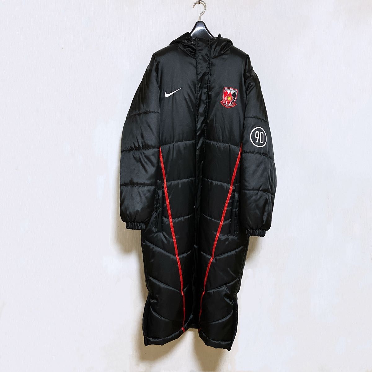 NIKE ナイキ 浦和レッズ ベンチコート ロングコート 大人用 Lサイズ 黒