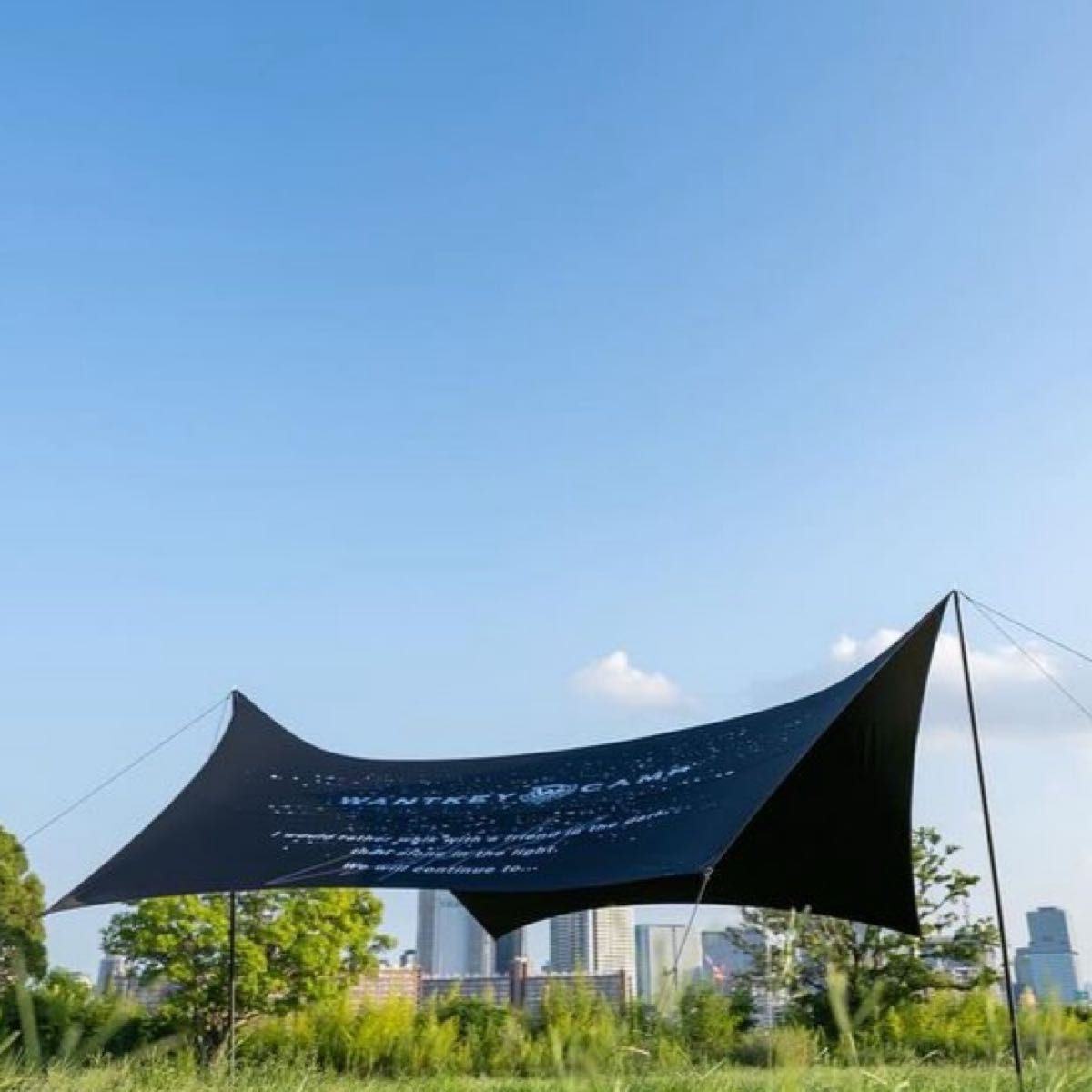 Mac one ×WANTKEY CAMP タープ＋W3 8 ROPE WANTKEY exclusive ロープ2