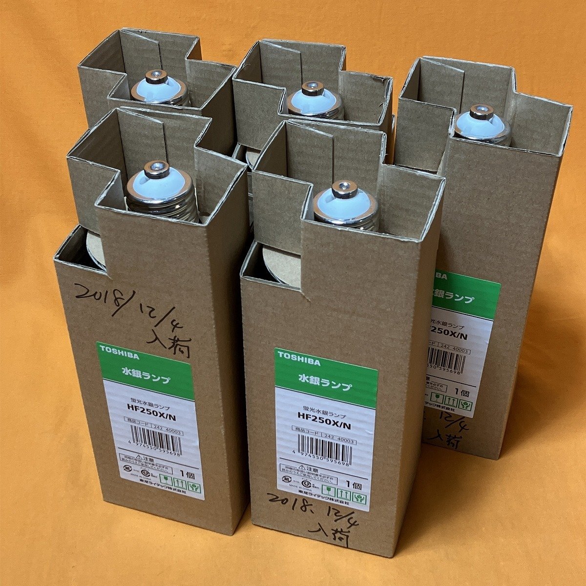 TOSHIBA TOSHIBA 水銀ランプ HF250X 11個セット 水銀ランプ HF250X 11