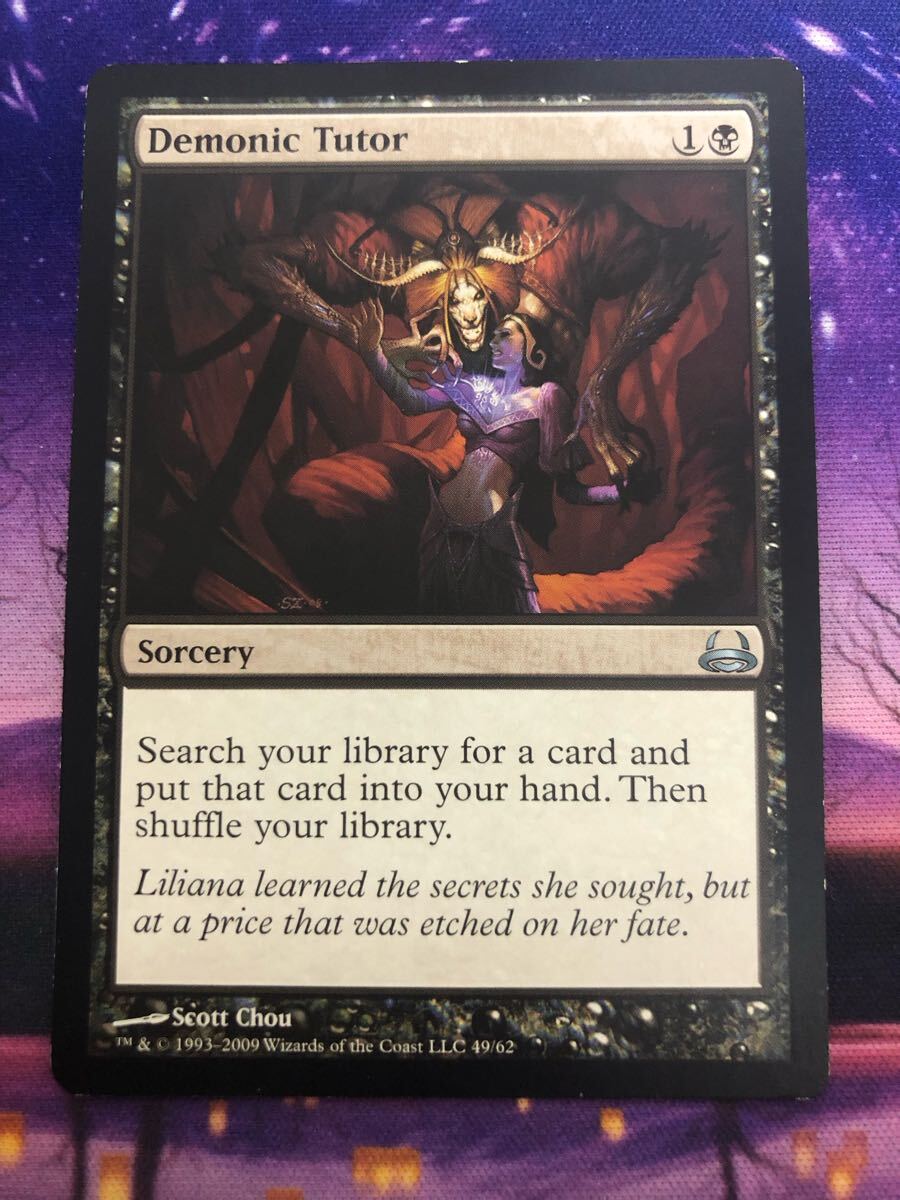 Yahoo!オークション - MTG/悪魔の教示者/Demonic Tutor/DDC/英語
