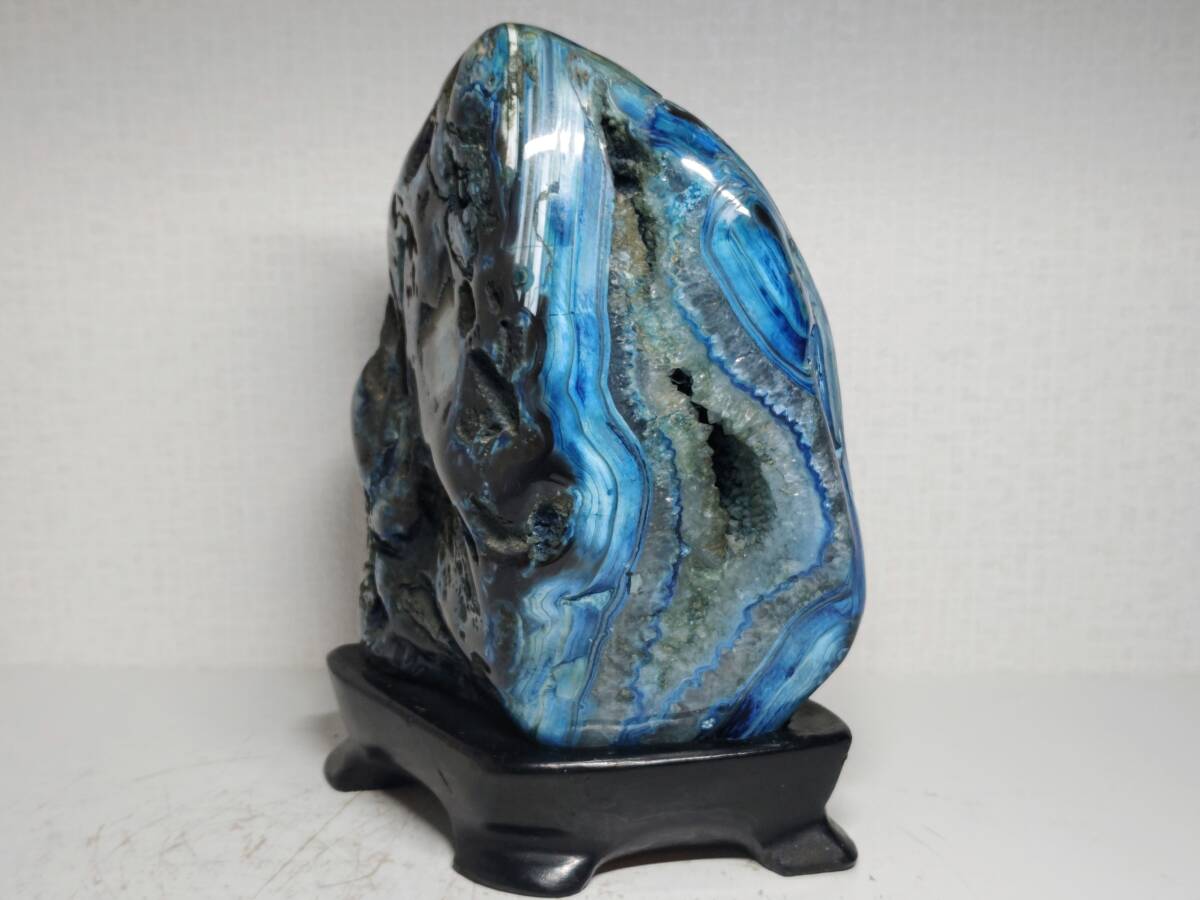 青メノウ】 3 9kg 瑪瑙 メノウ アゲート 原石 鑑賞石 自然石 天然石