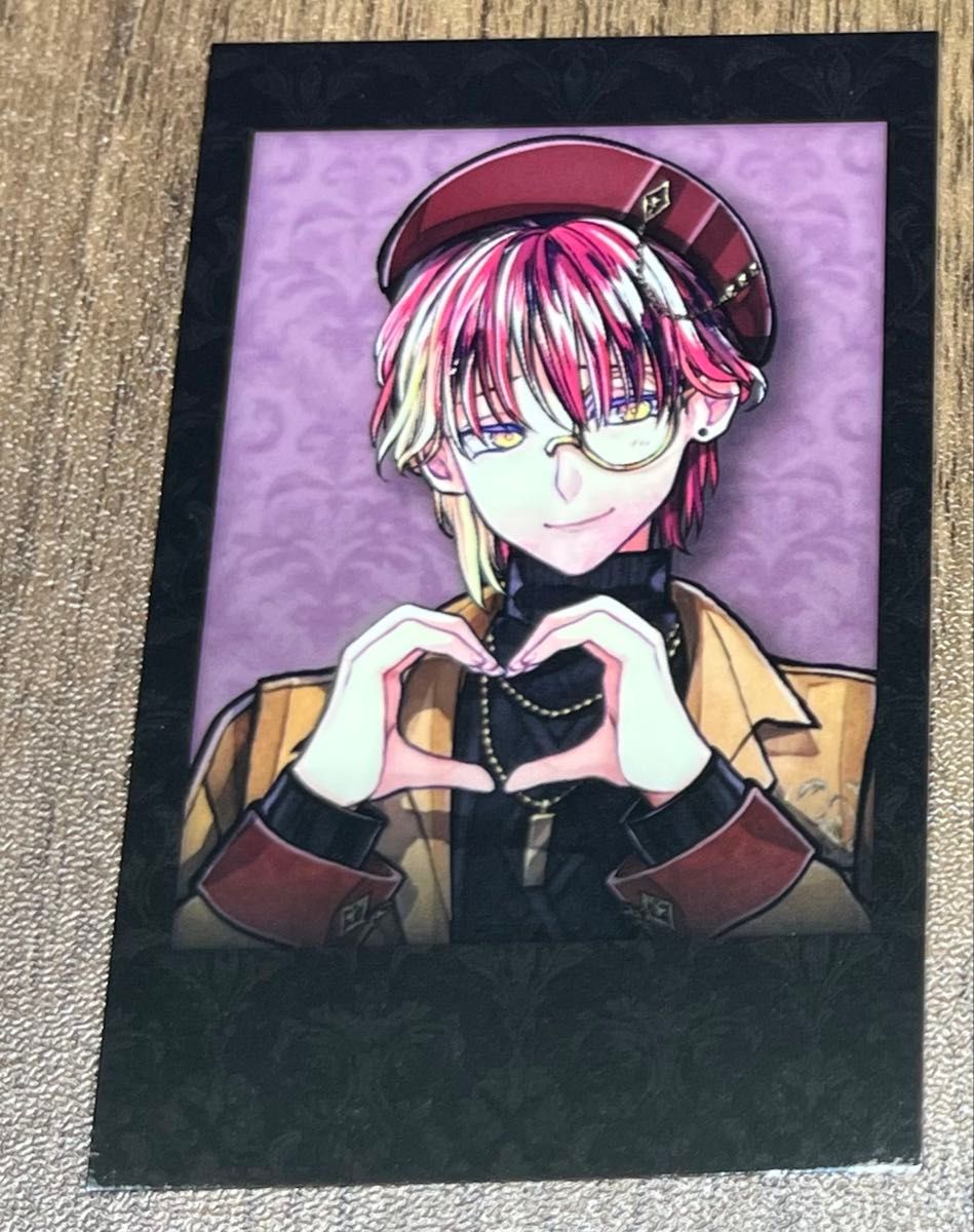 悪魔執事と黒い猫 フェネス バレンタイン チェキ風カード あくねこ