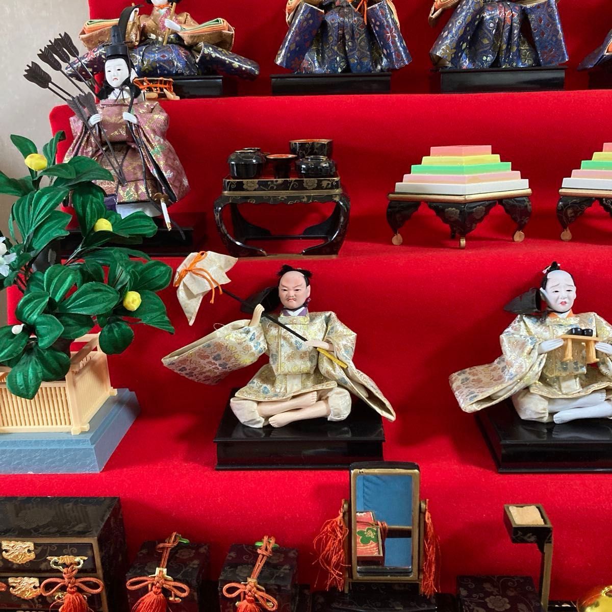 雛人形 ひな人形 日本人形 七段飾り 桃の節句 ひな祭り 秀月 セットNo