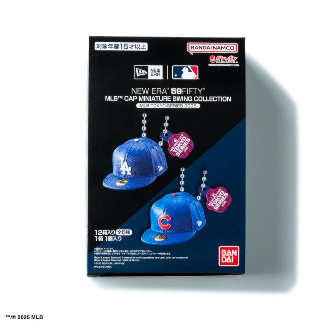 未開封 ニューエラ ガチャ ドジャース カブス 黒 東京シリーズ MLB