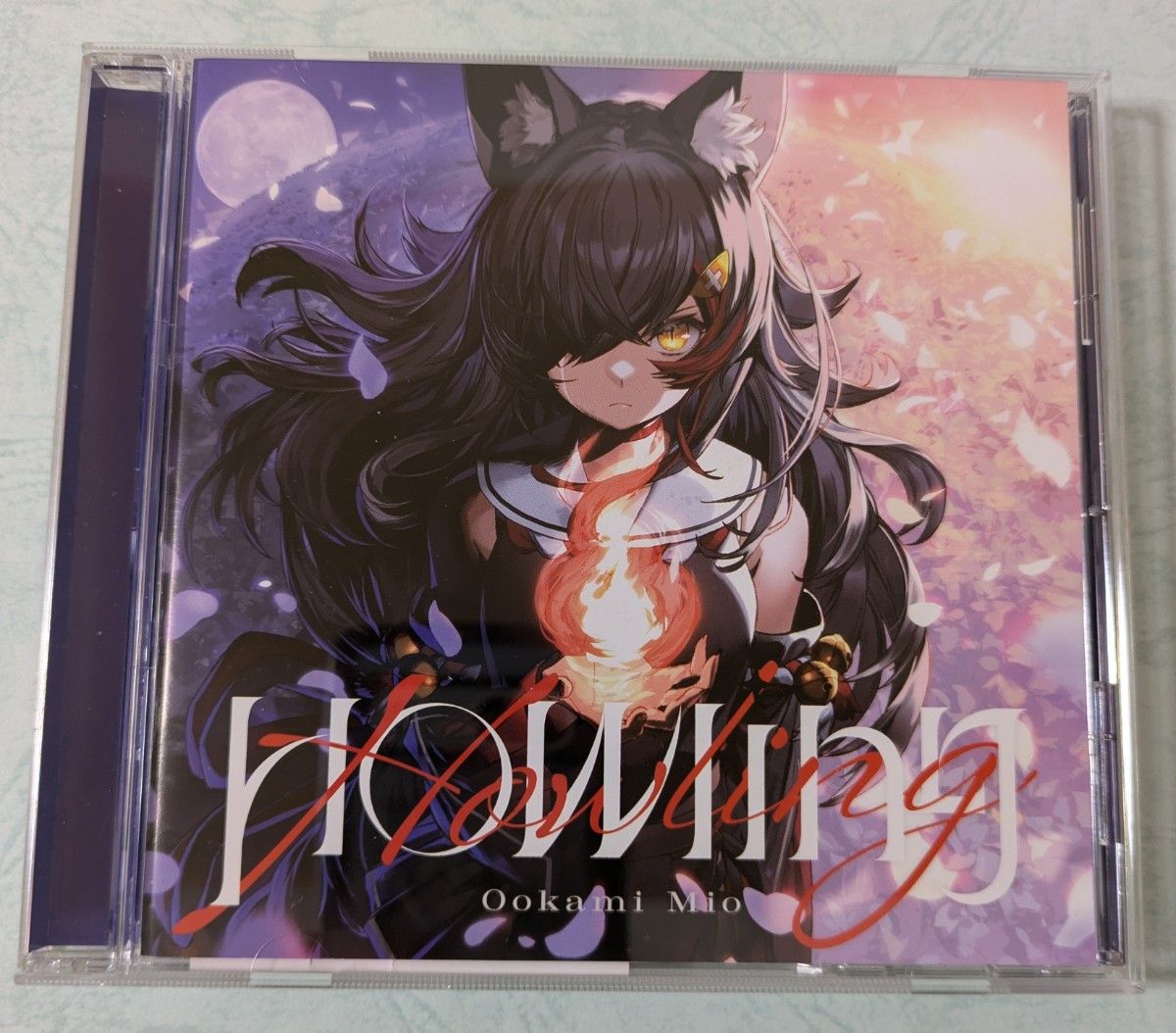 ホロライブ 大神ミオ Howling CD 複製サイン&メッセージカード付 大空