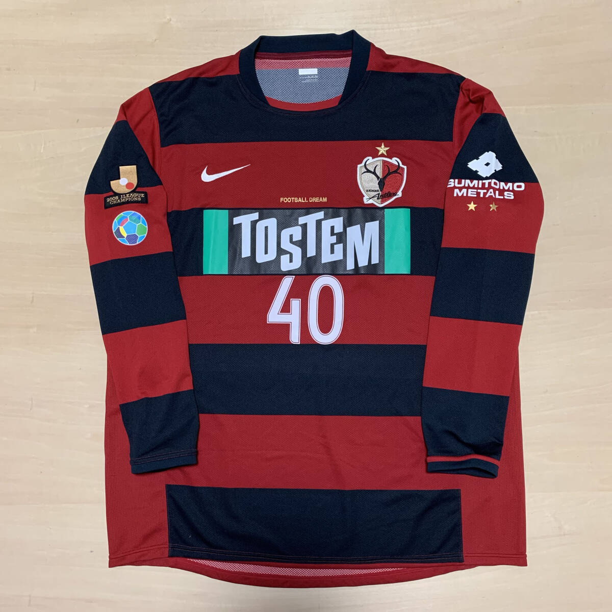 2009 09 鹿島アントラーズ 小笠原満男 選手支給品 ユニフォーム ナイキ