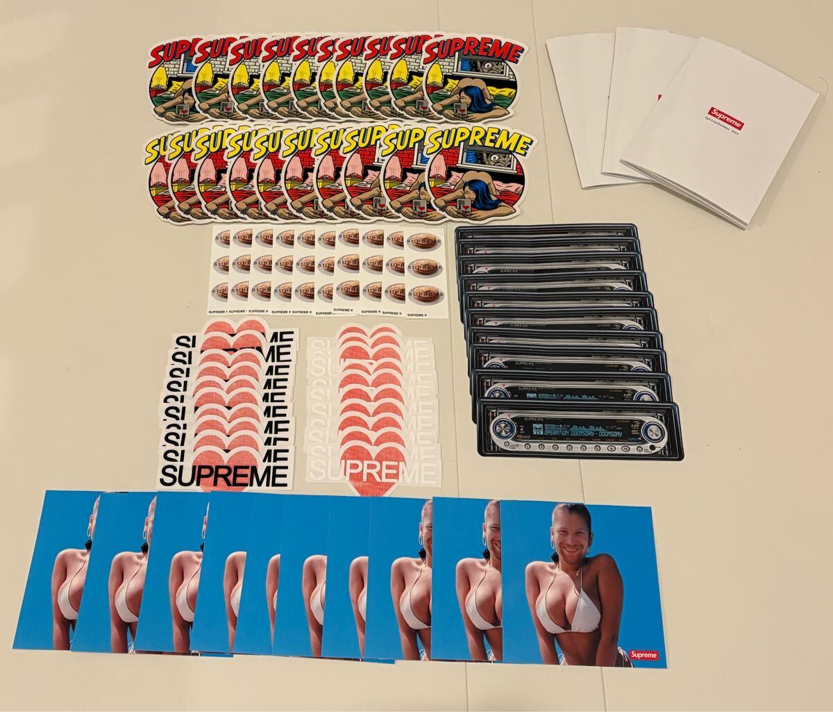 Yahoo!オークション - ④ 25SS Supreme ノベルティ ステッカー セット
