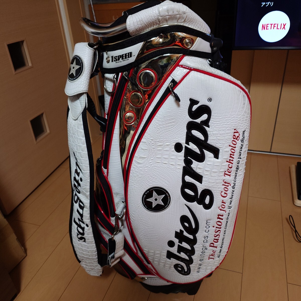 Yahoo!オークション - エリートグリップ キャディバッグ スタンド付き