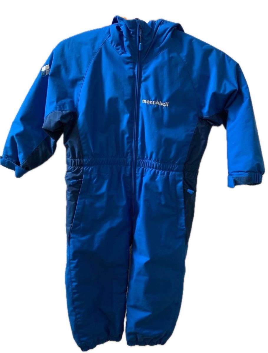 mont-bell モンベル 100 ジャンプスーツ スキーウェア つなぎ ブルー
