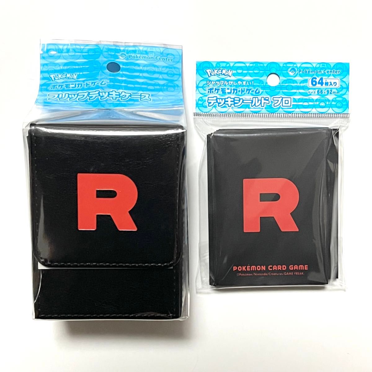 ポケモン ロケット団 デッキシールド フリップデッキケース 各1点