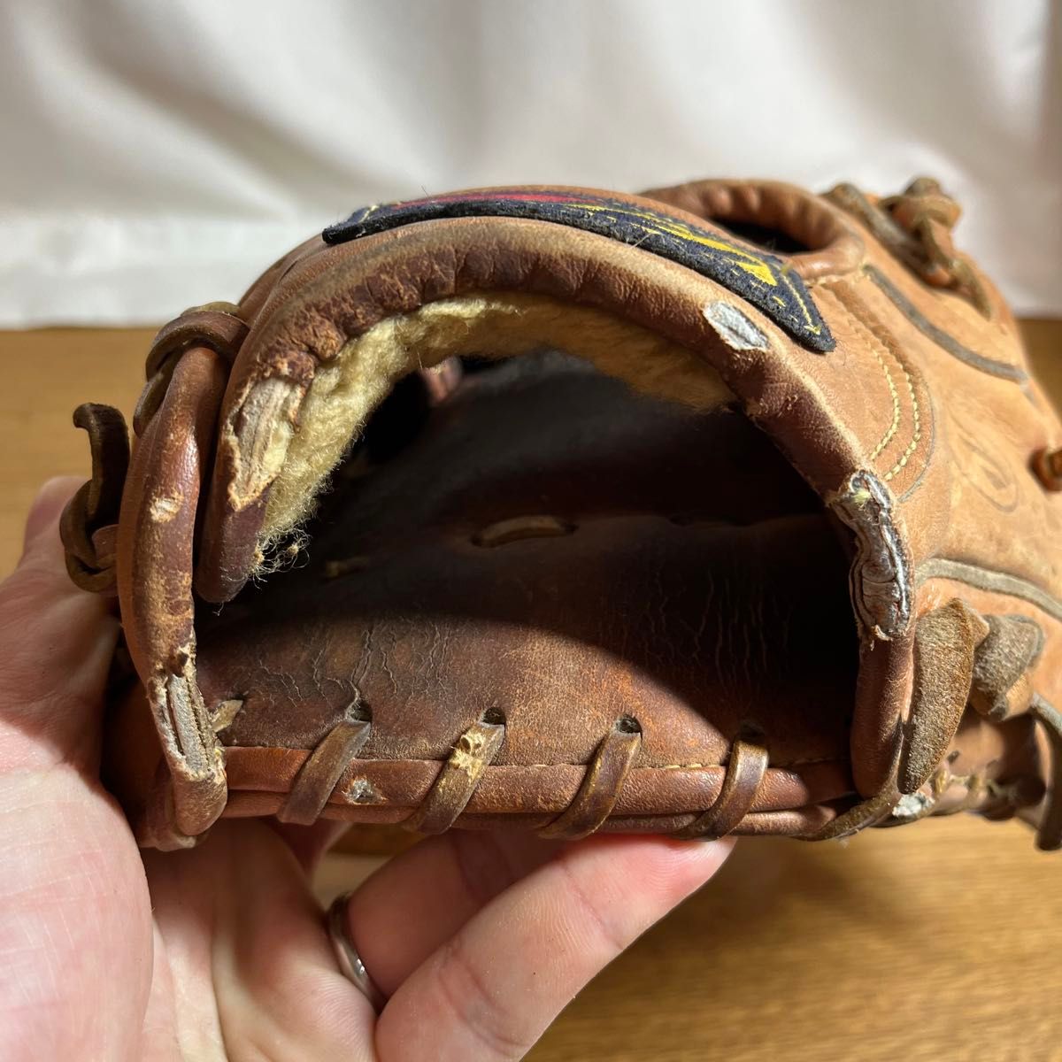 ミズノ ワールドウィン 一般硬式 グローブ グラブ 内野用 経年劣化有