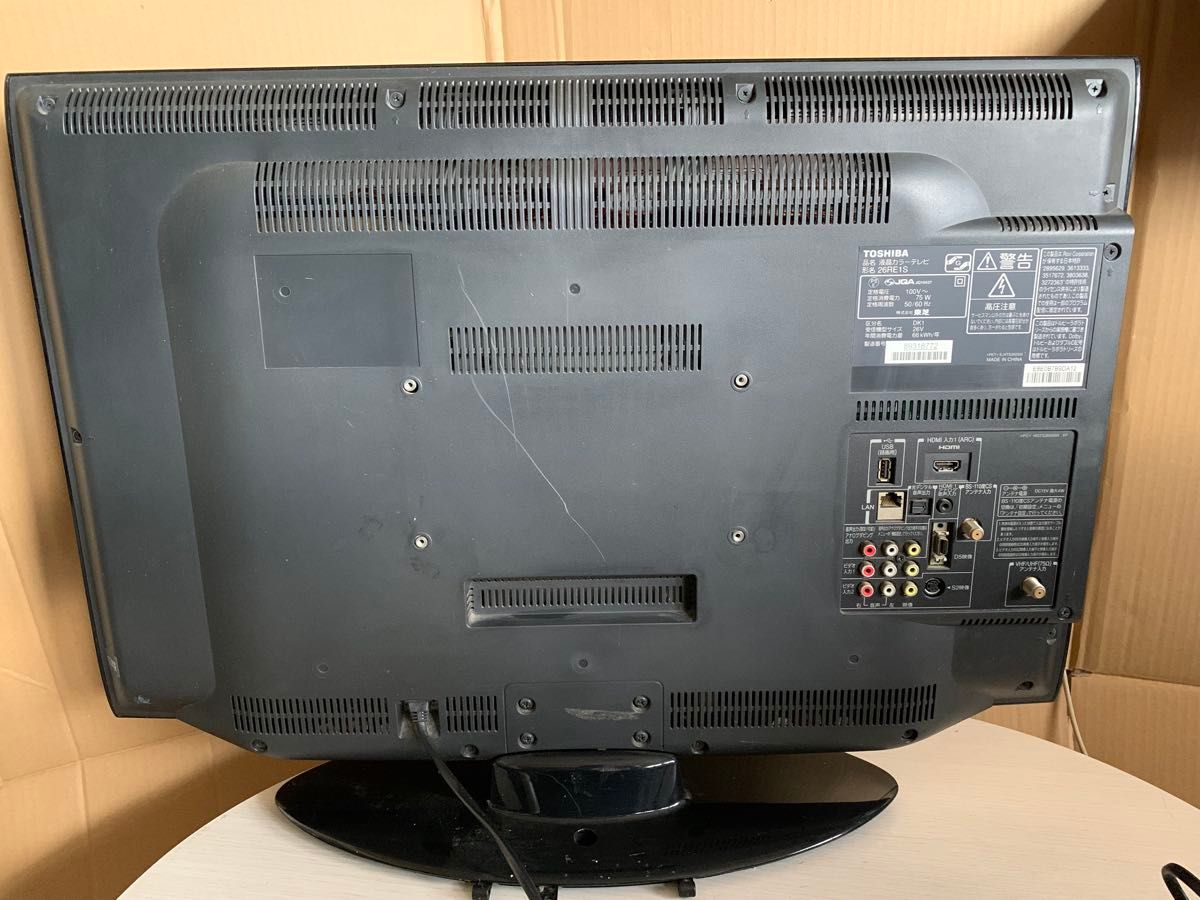 TOSHIBA REGZA 26インチ液晶テレビ 26RE1Sリモコン B-CASカード｜Yahoo
