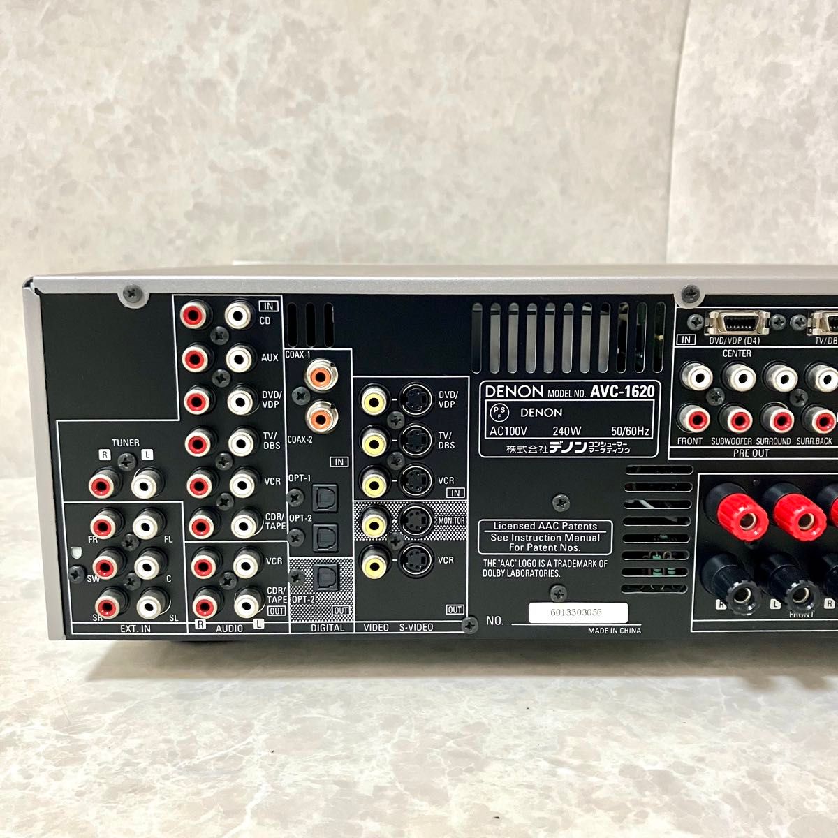 DENON デノン AVC-1620 AVサラウンドアンプ 美品 AVアンプ｜Yahoo