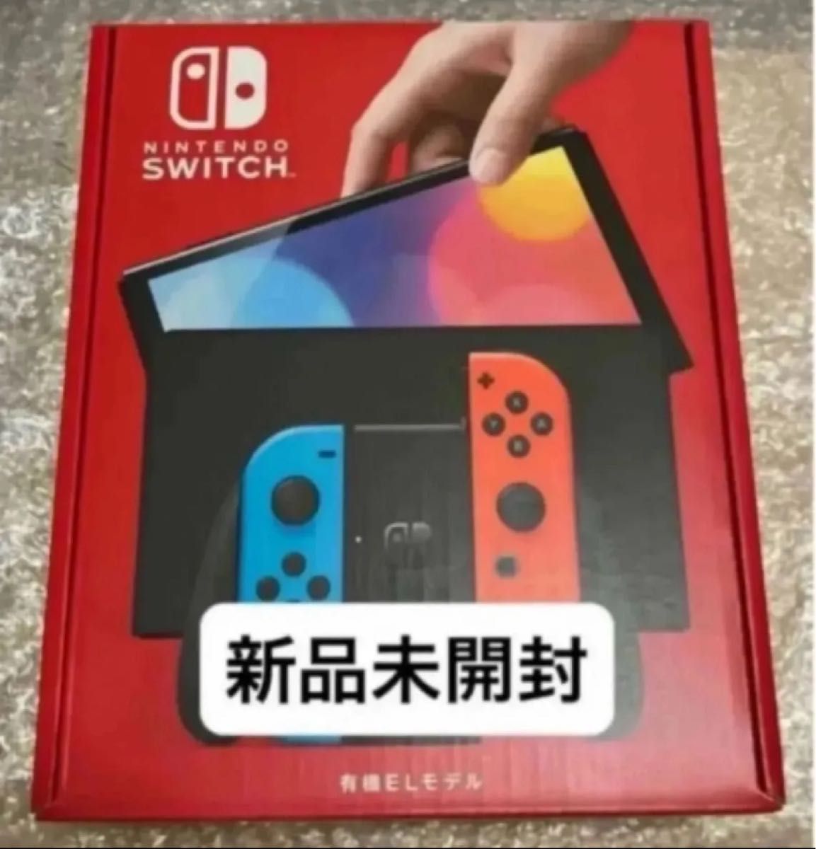 新品未開封Nintendo switch 本体 ネオン80's OLD STUSSY ロングビーニー