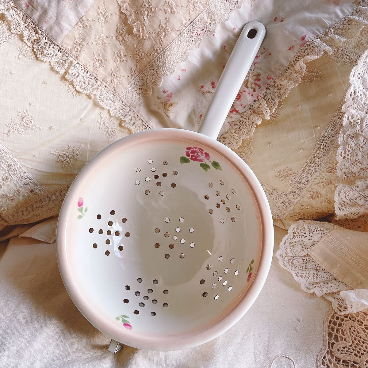 お値下げ マニー ローズホーローコランダーイマンダイアナローズ