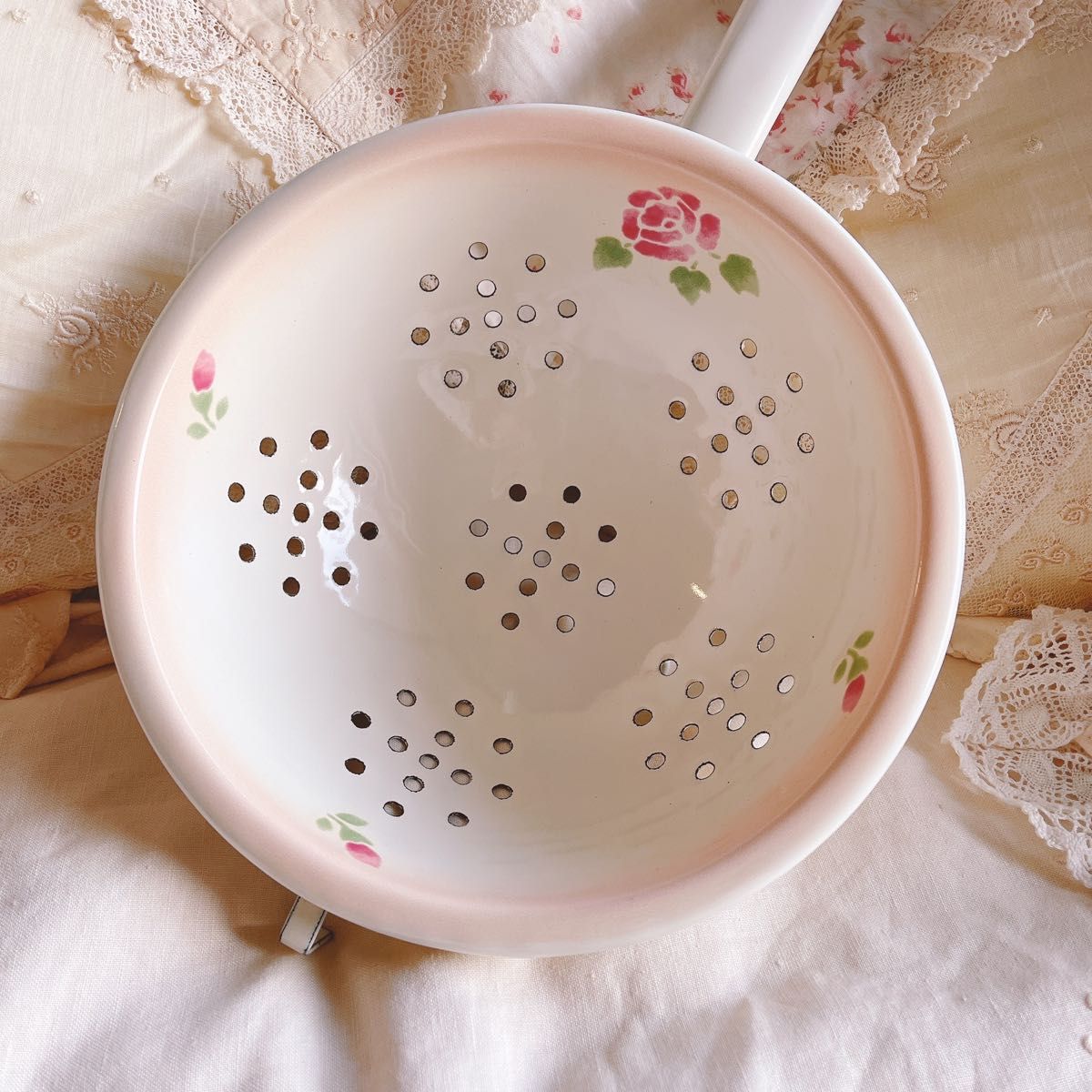 お値下げ マニー ローズホーローコランダーイマンダイアナローズ