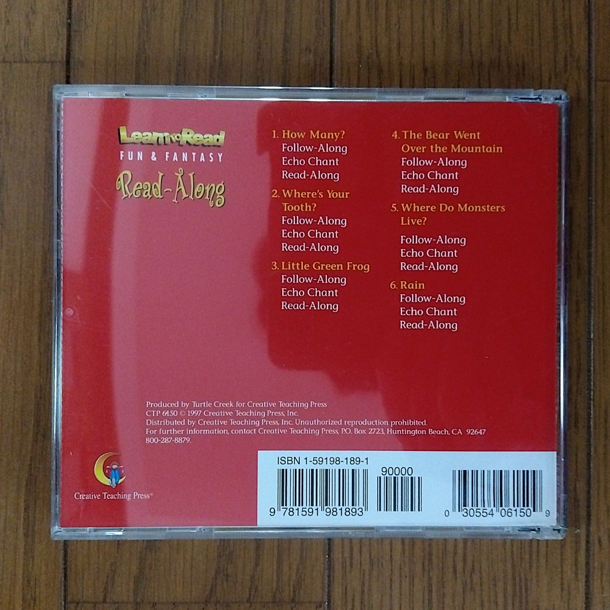 CTP Learn to Read／Level 1／Fun & Fantasy 1／絵本6冊＋CD セット