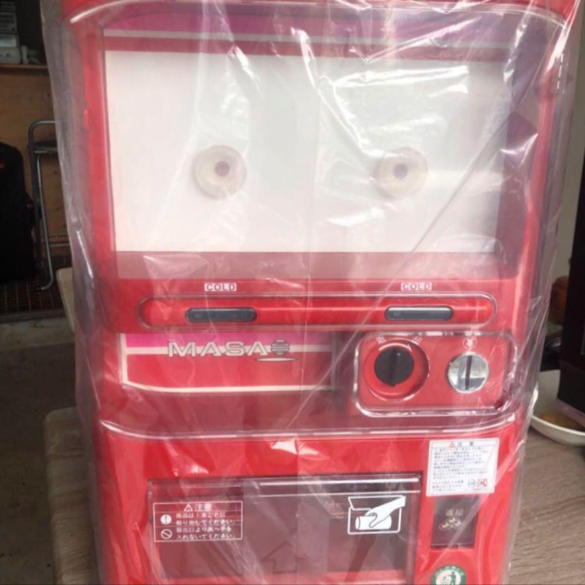 新品 MASAO マサオコーポレーション ミニ自動販売機型保冷庫 MSO-016R