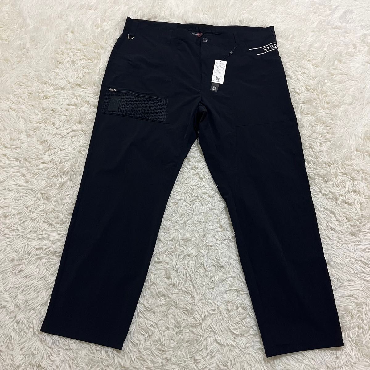 新品タグ付 希少サイズ SY32 パンツ ブラック 5L ゴルフ パンツ