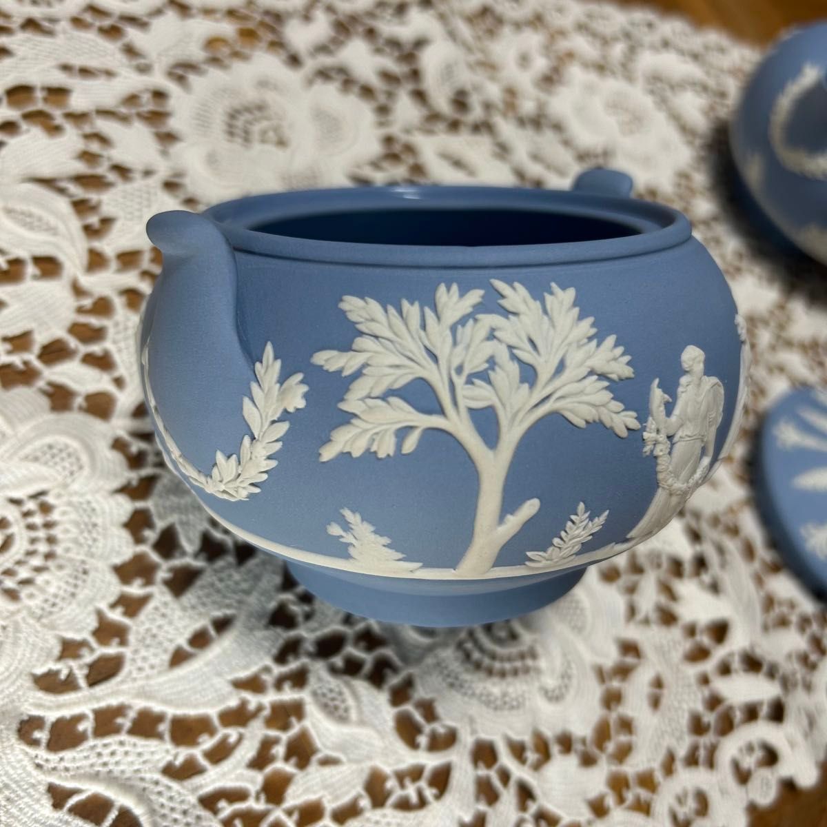 ウェッジウッド wedgwood ジャスパー シュガーポット ミルクピッチャー