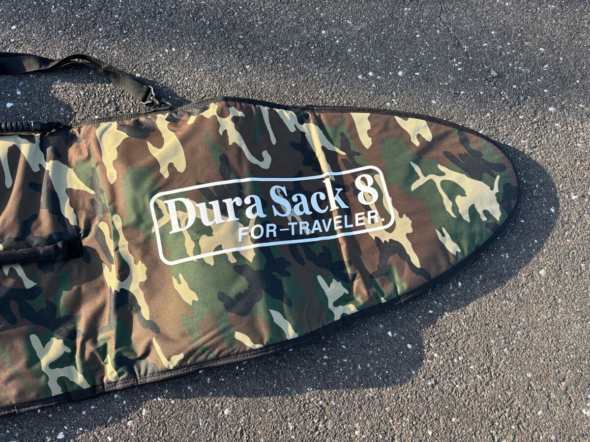 送料無料・美品 お洒落 Dura Sack8 迷彩柄サーフボード ハードケース