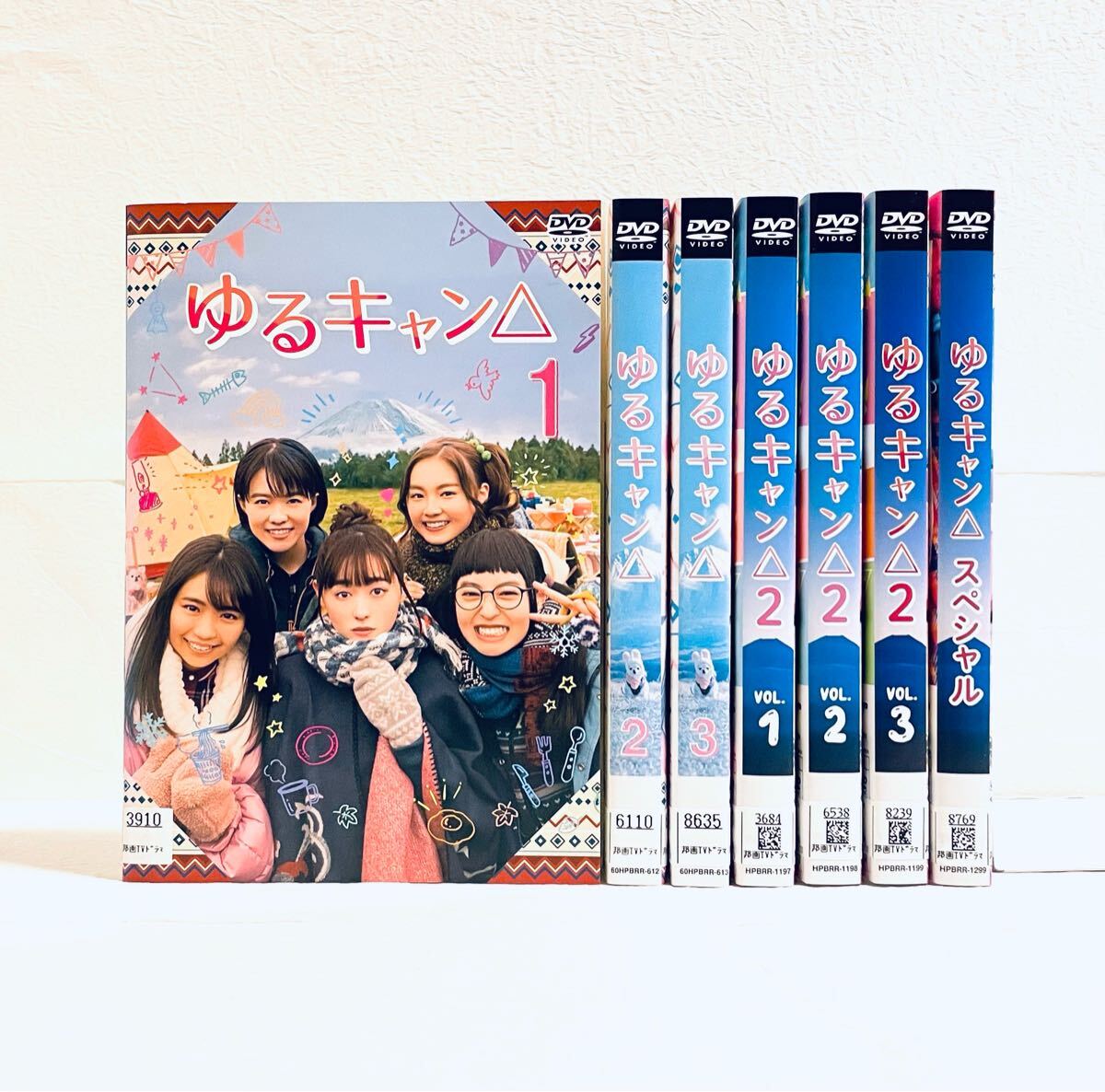 実写版 ゆるキャン シーズン1+2+スペシャル 【全7巻】レンタル版DVD
