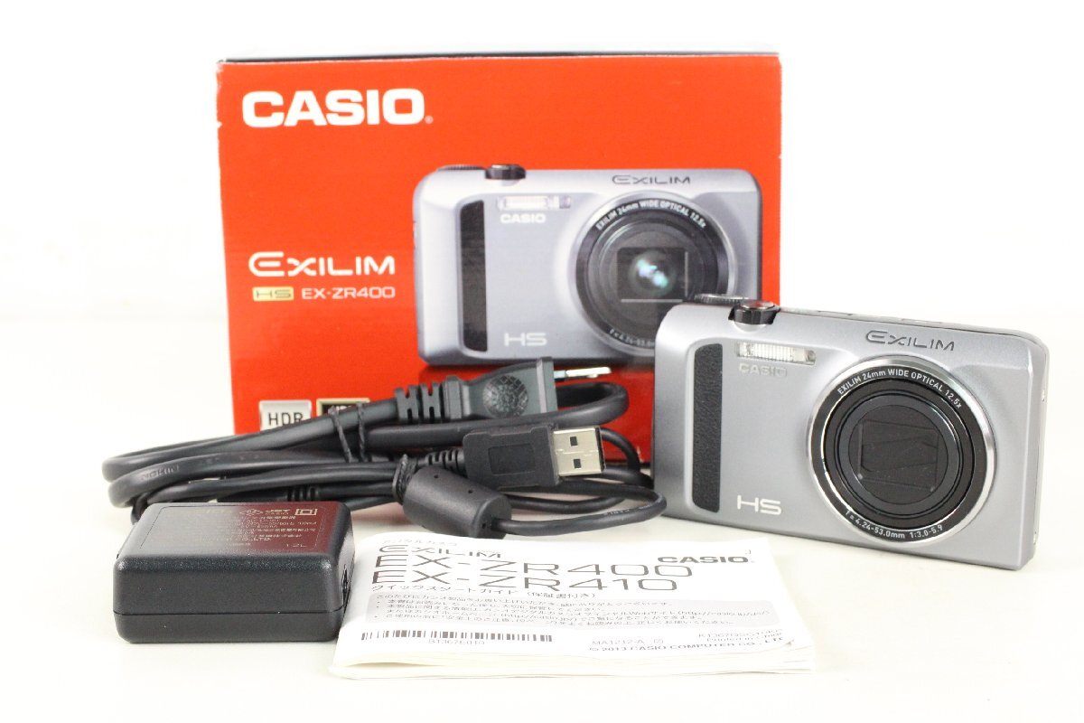 ジャンク扱い CASIO EXILIM EX-ZR400 コンパクトデジカメ 【公式通販】