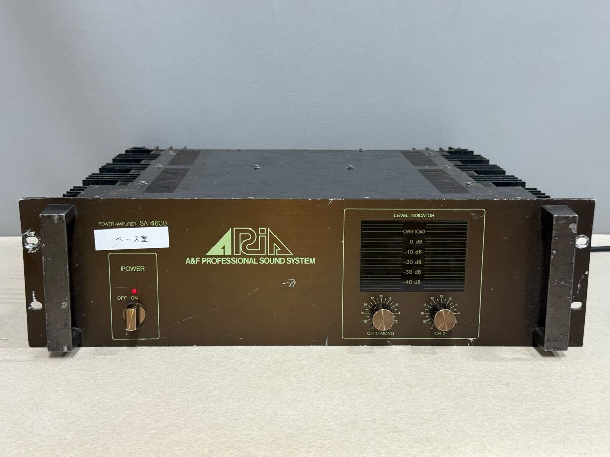 Yahoo!オークション - ARIA アリア パワーアンプ SA-4600 通電のみ確認