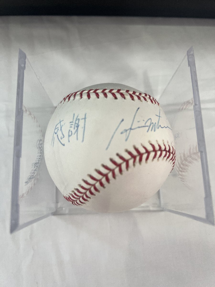 Yahoo!オークション - 【14IT高岡05002C】松井秀喜 Hideki Matsui 直筆