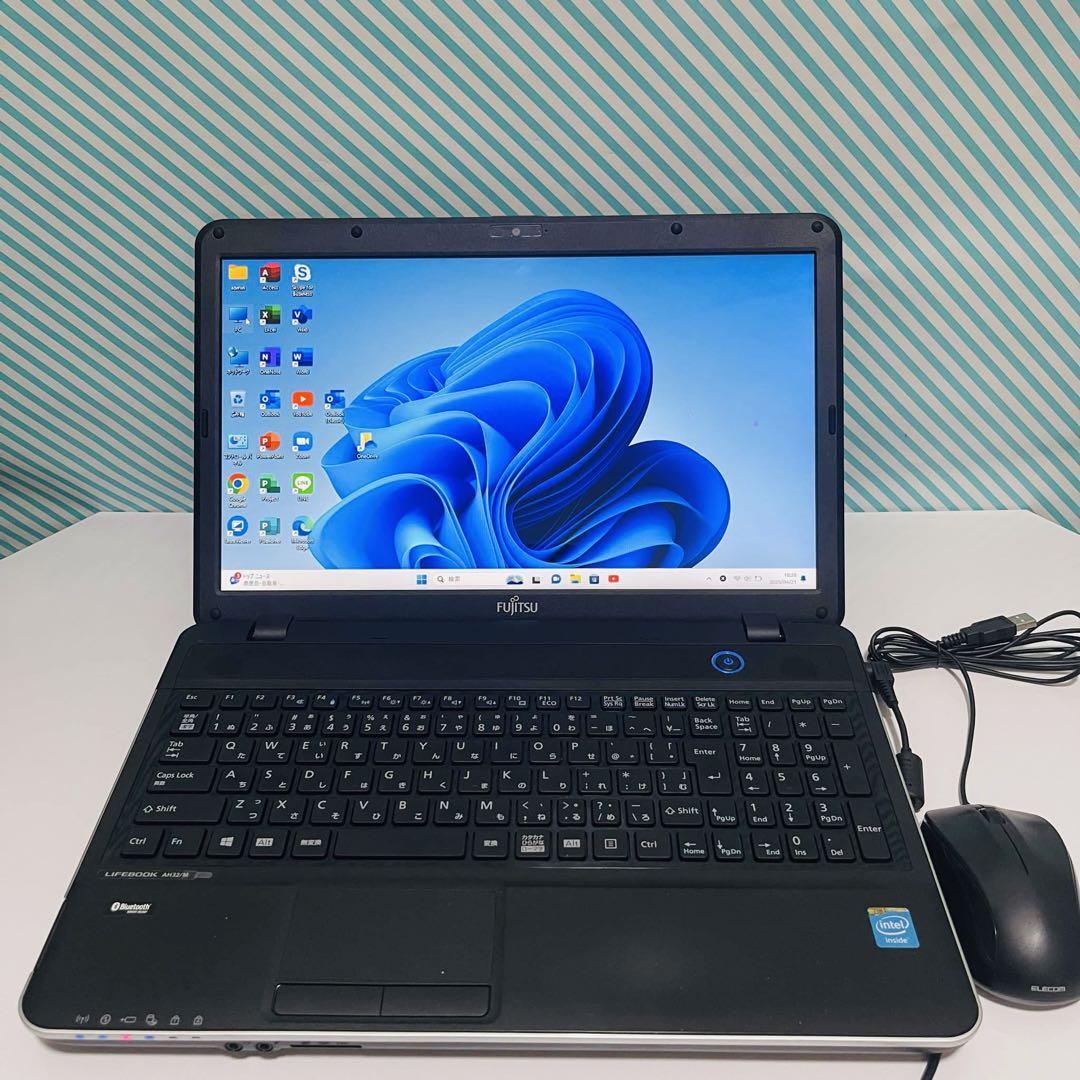 T291 FujitsuノートパソコンSSD高速Windows11オフィス付き｜Yahoo