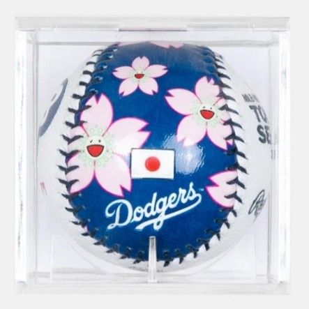 村上隆 MLB コラボ 東京シリーズ ドジャース レプリカボール 正規品 ④