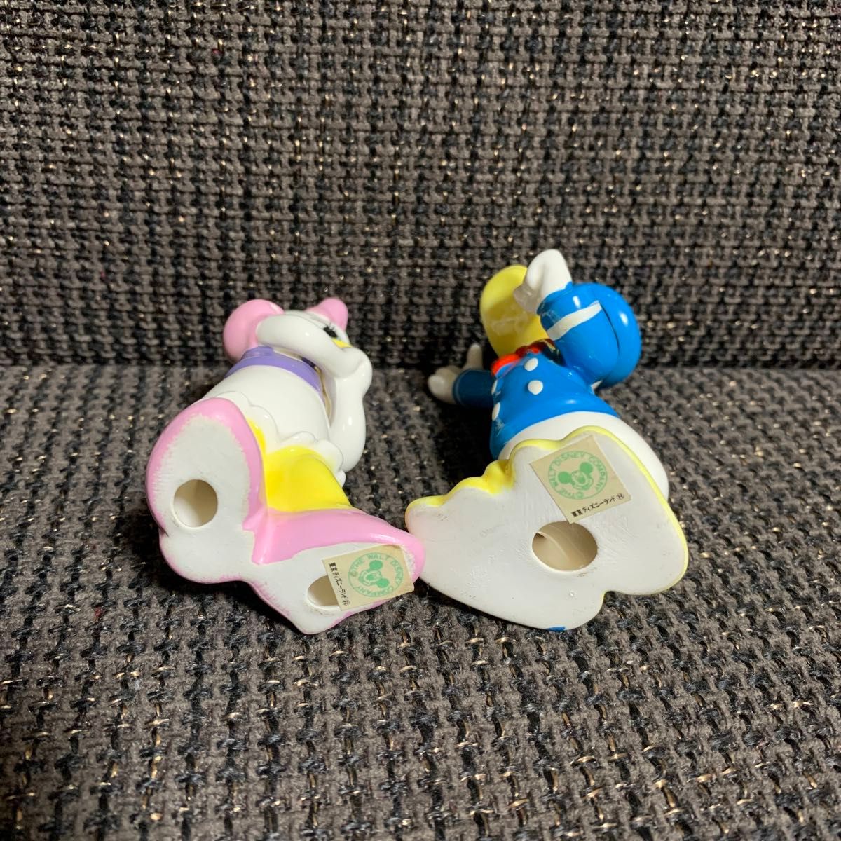 希少 レア ディズニー ミッキー＆フレンズ 陶器 フィギュア オルゴール