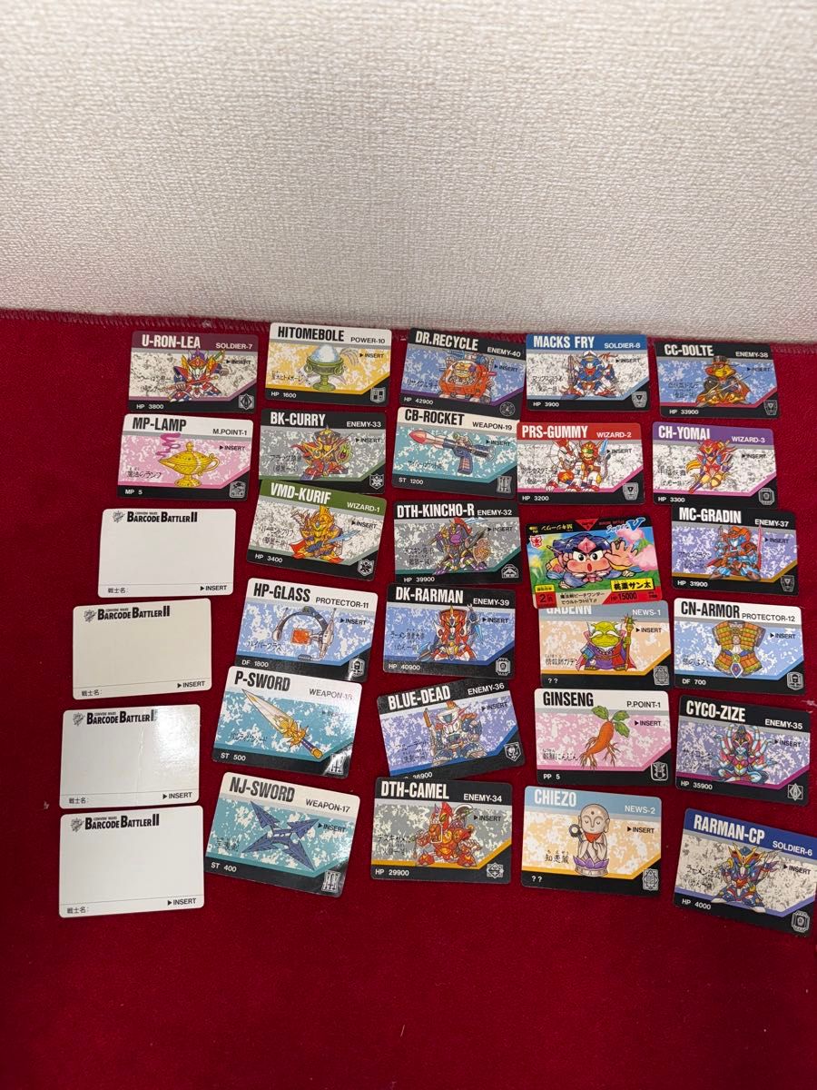 当時物・動作確認済】バーコードバトラーII コンビニウォーズ｜カード