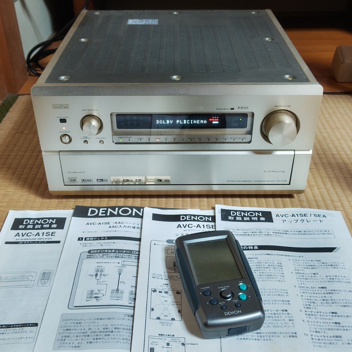 DENON AVサラウンドアンプ AVC-A1SE リモコン/説明書付き｜Yahoo