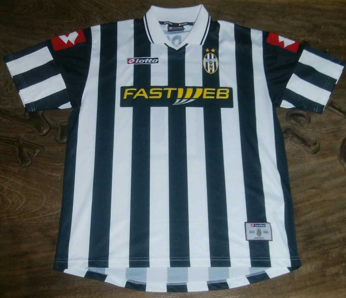 送料無料 2001-02 セリエA優勝 ユベントス デルピエロ 【昇華プリント