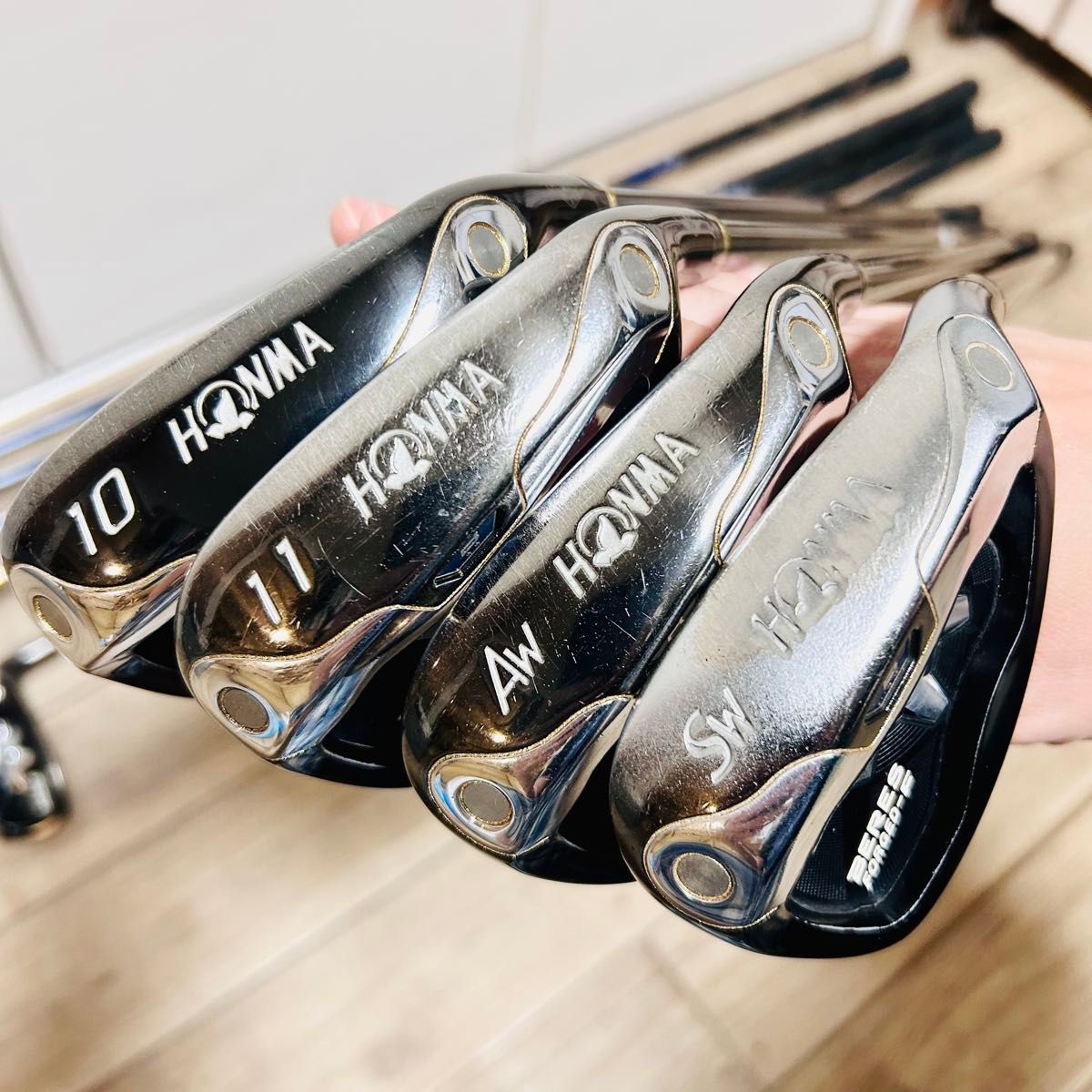 希少】本間ゴルフ 最高級 BERES MG700 IP-BLACK 限定 黒 9本 右｜Yahoo